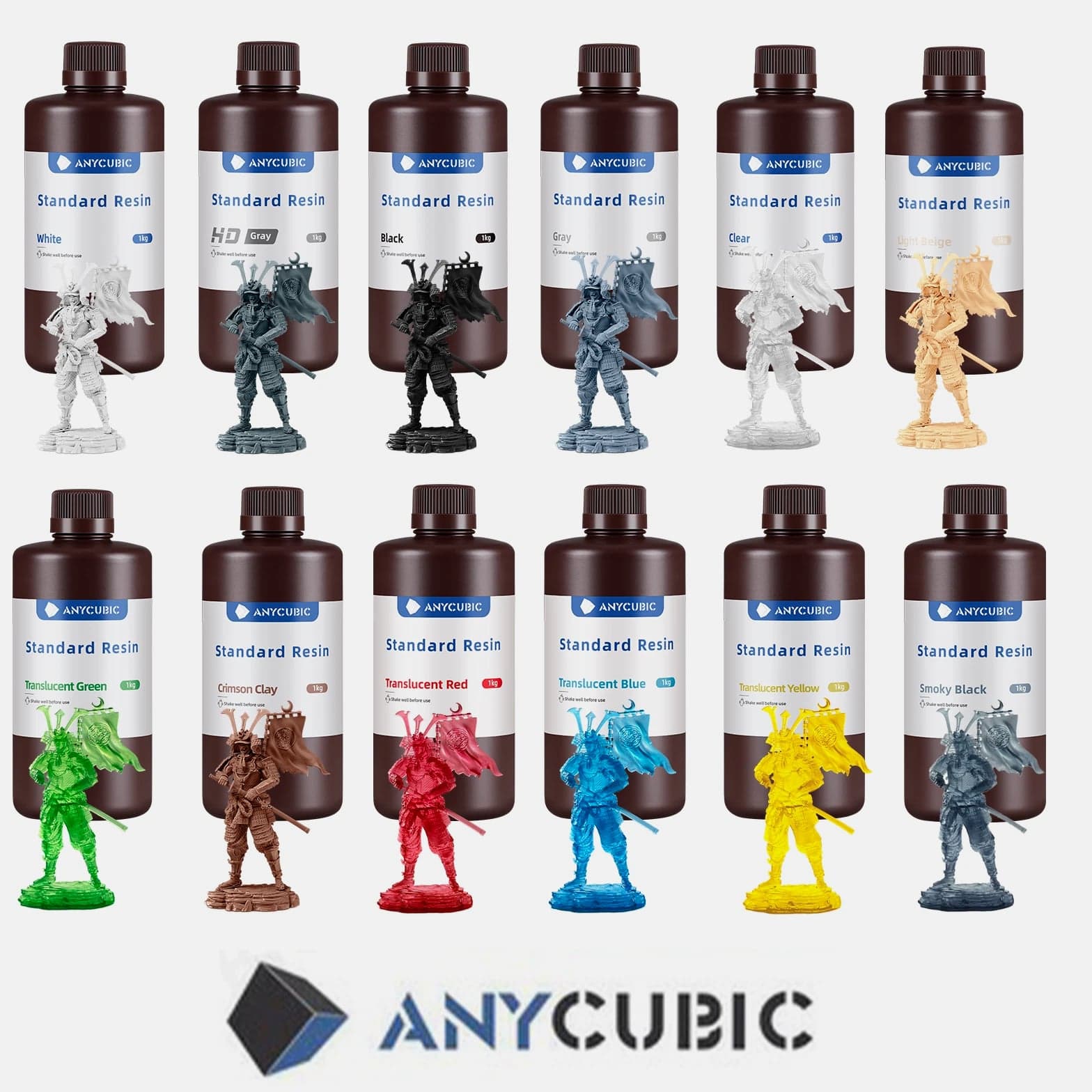 ANYCUBIC Standard Resin 405nm UV Resin 14K 3D Printer General Resin Stability