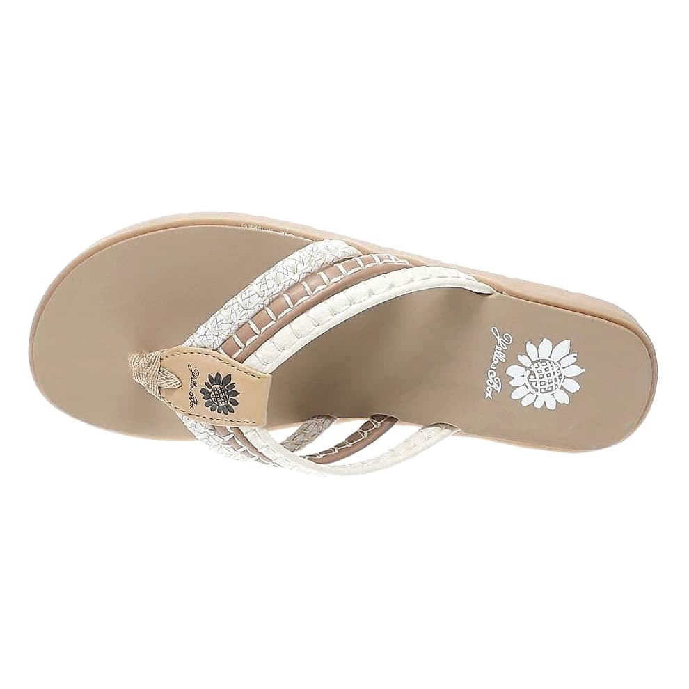 Yellow Box Dalia Women's Double Strap Toe Post Sandals