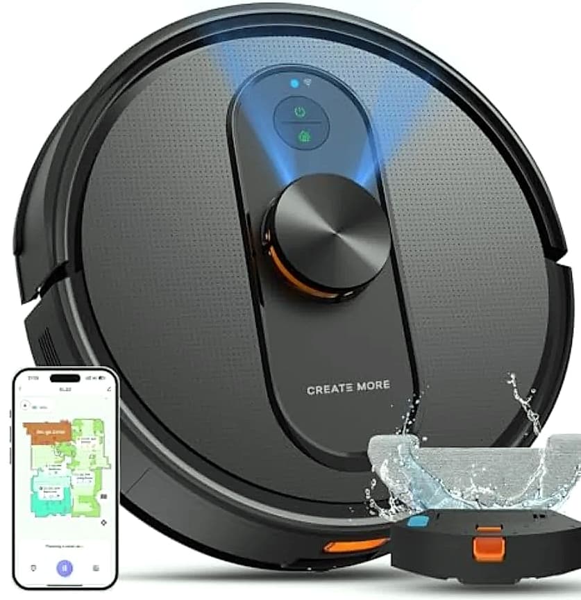 SHXI Robot Vacuum and Mop with LiDAR Mapping