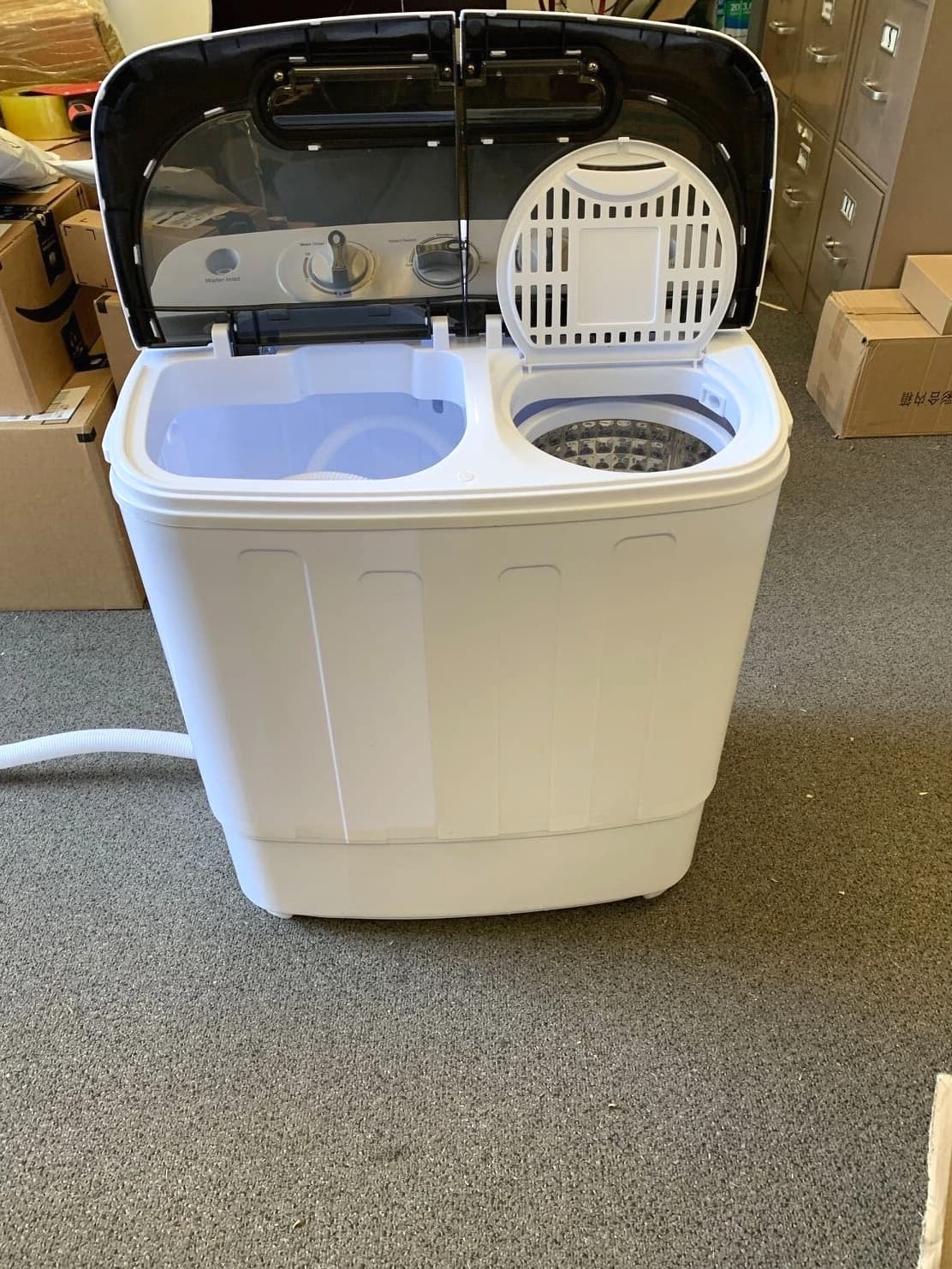 Compact Portable Washer & Dryer with Mini Washing Machine and Spin Dryer Unit