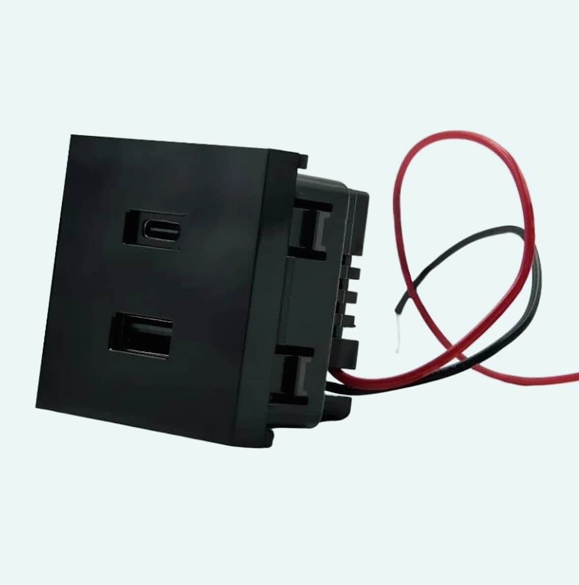 Shelly AC 20W USB Charger Module Wall Mount Black