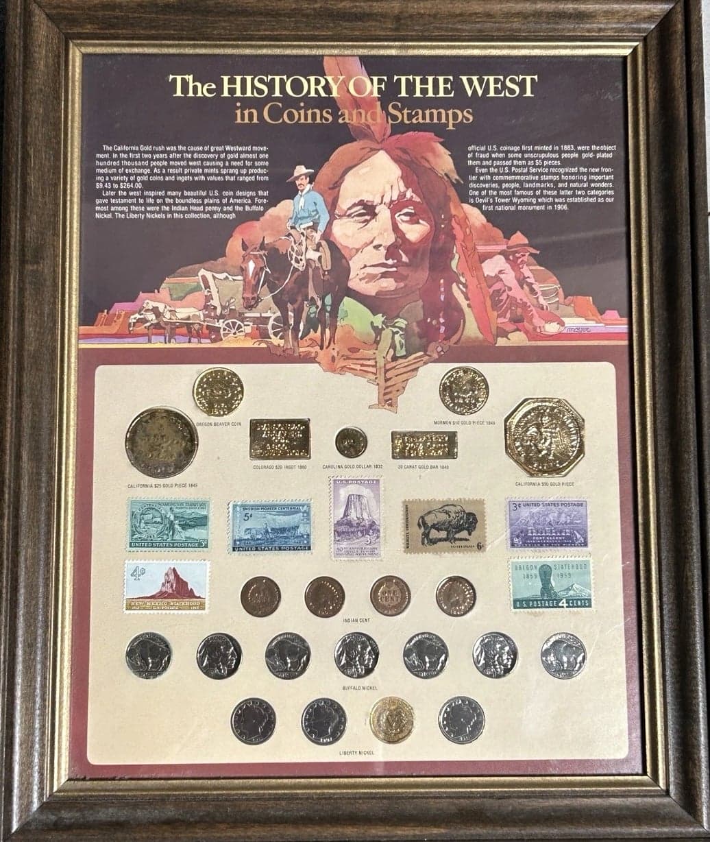 The History Of The West In Coins And Stamps