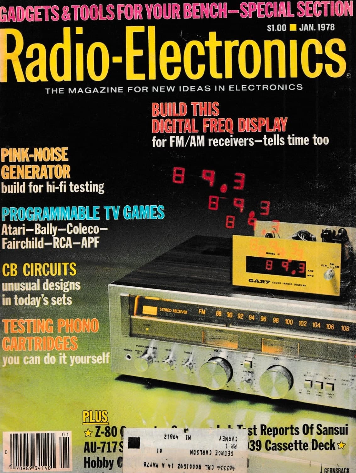 RADIO-ELECTRONICS Handy Gadgets Tricks of Soldering Programmable TV Games January 1978