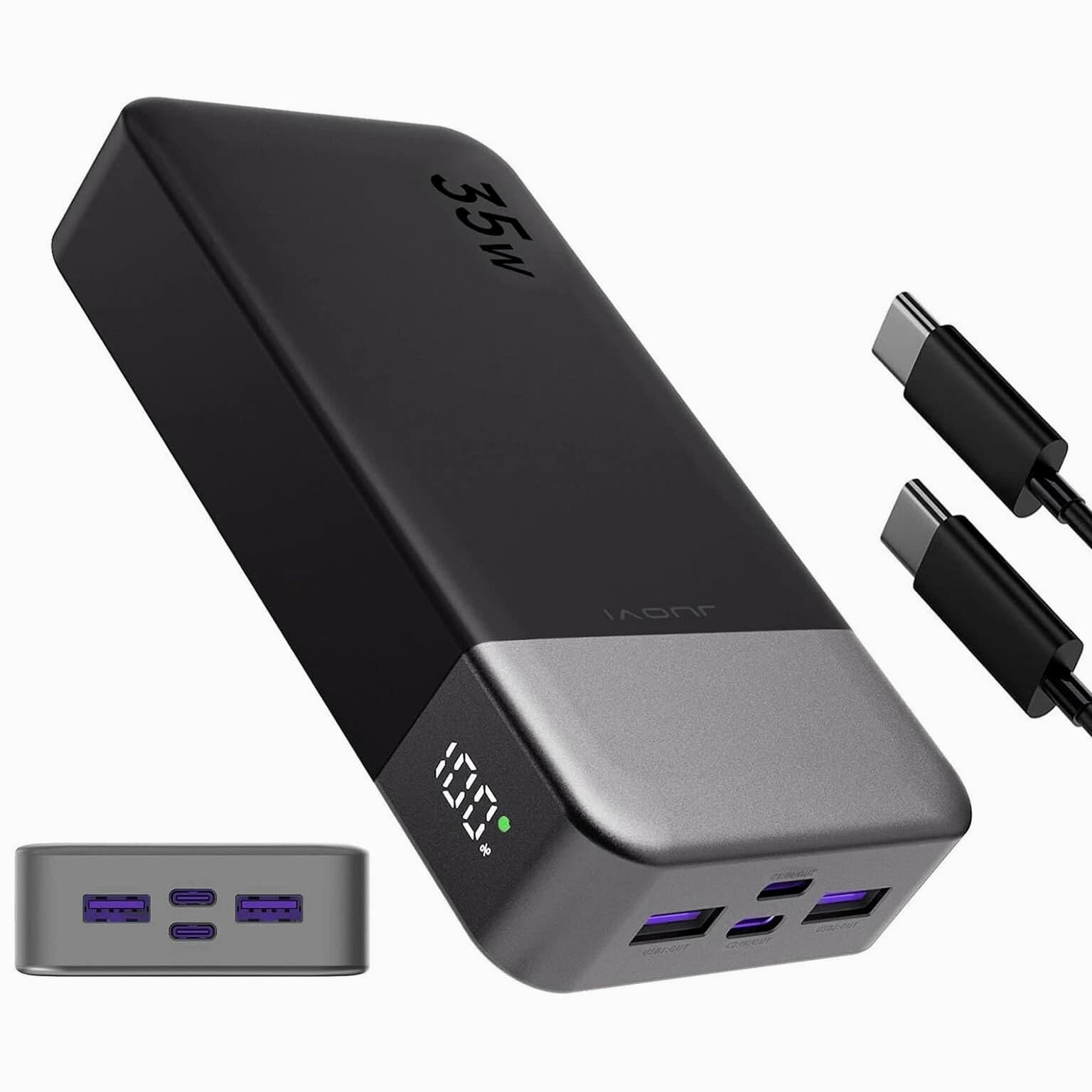 Power Bank 20000mAh 35W Fast Charging Portable External Battery Backup For Cell Phones