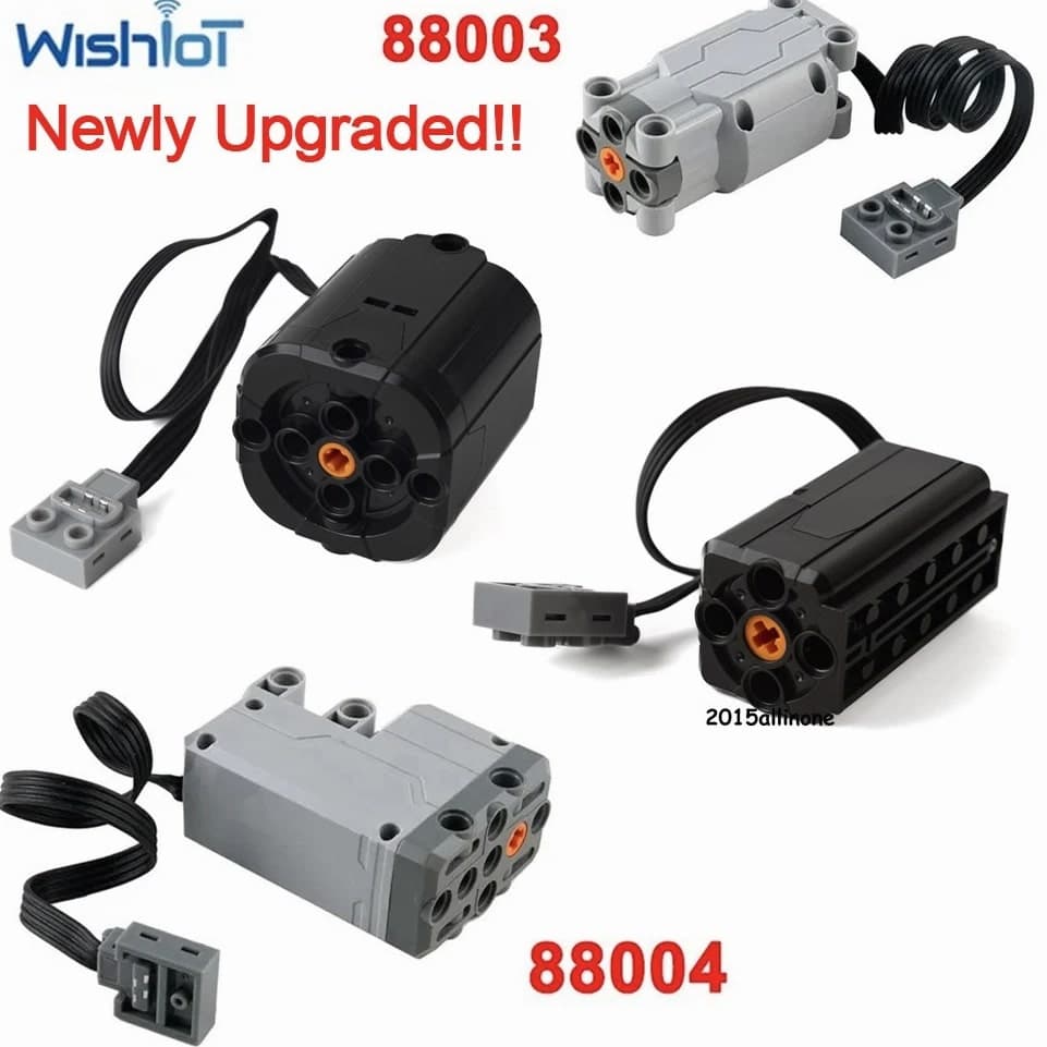 Upgraded Power Functions M/L/XL Motor Servo Motor Building Block 88003 88004