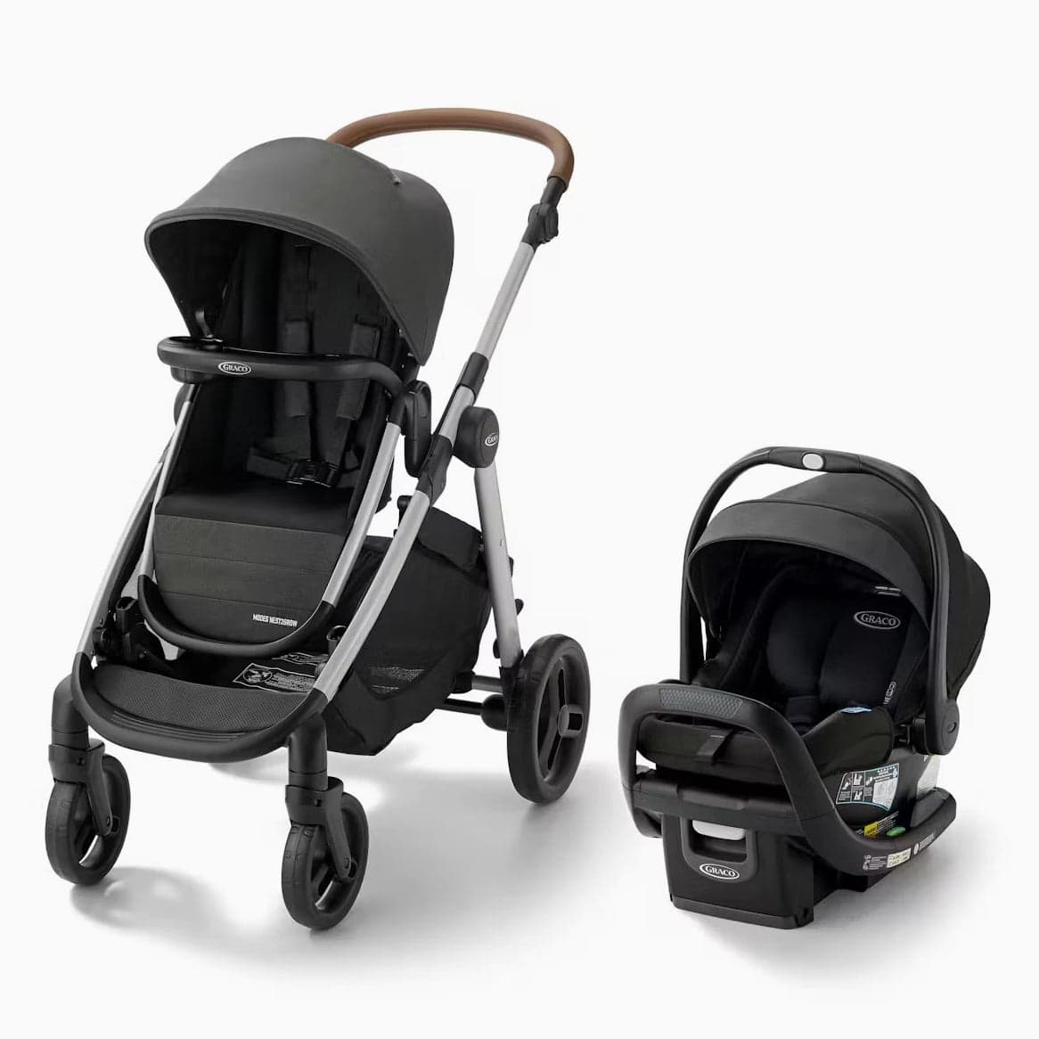Graco Modes Nest2Grow DLX Travel System Riordan - NEW SnugRide SnugFit