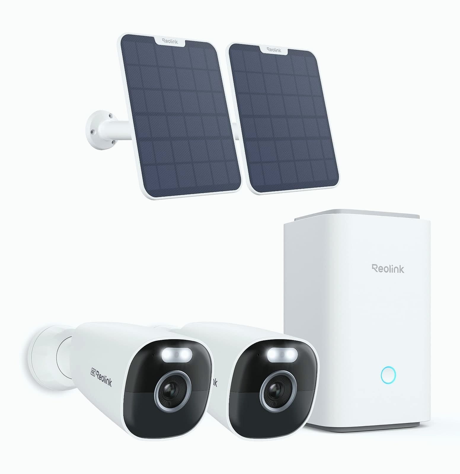 Reolink Argus Eco Ultra 4K Solar Wireless Security Camera Kit