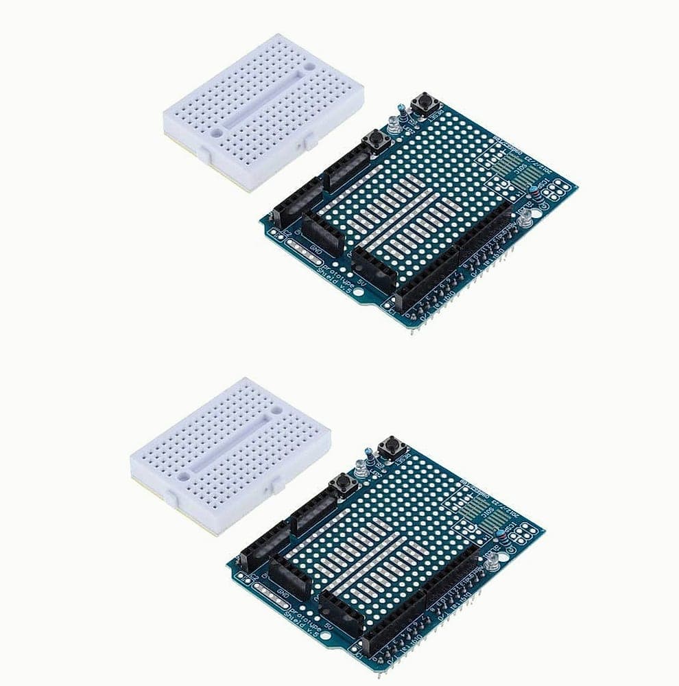 HiLetgo UNO R3 Proto Shield Expansion Board with Mini Breadboard Kit